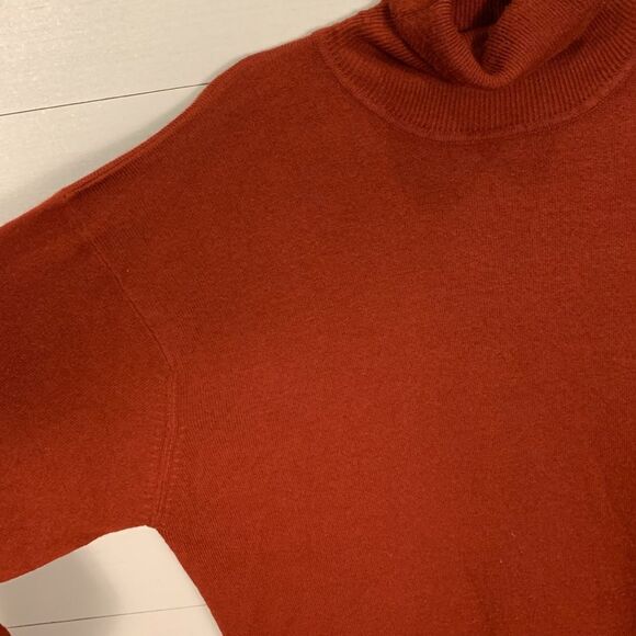 Virgola red turtleneck long sleeved winter sweater woman’s XXL - Picture 3 of 7
